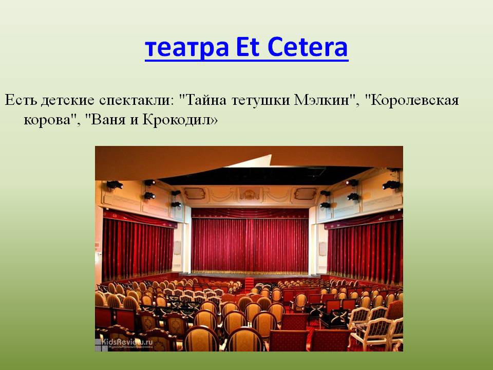 Педагогический проект Детские театры Слайд 5