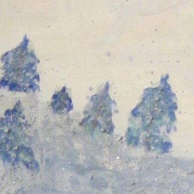 Я - художник Рисунок «Зимний лес»