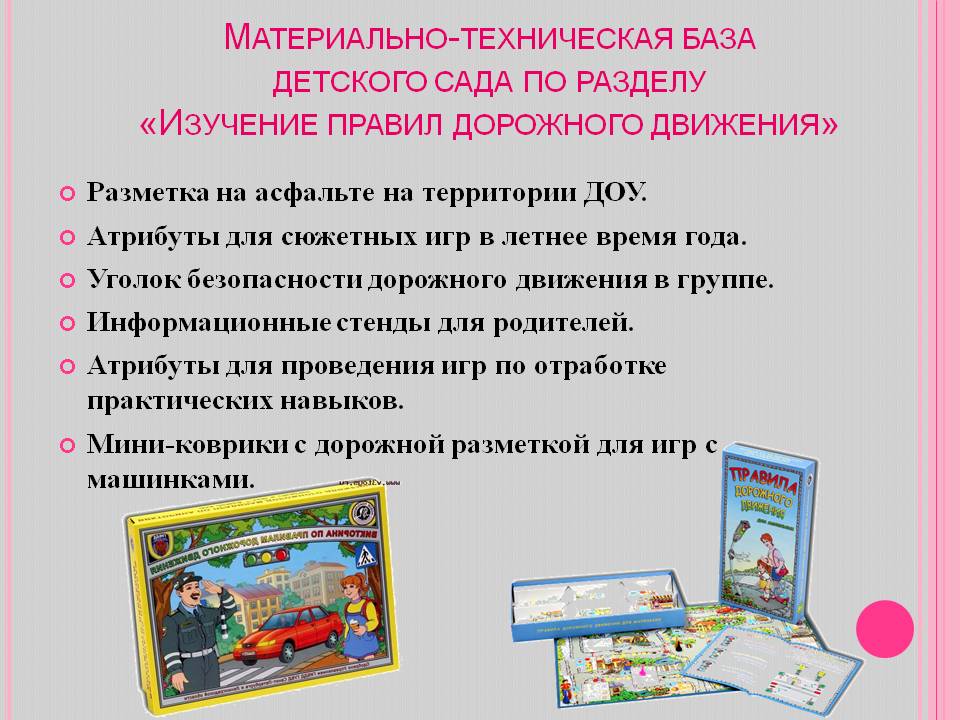 Презентация опыта работы воспитателя детского сада по пдд