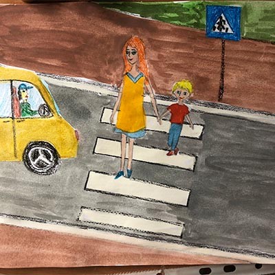 По дороге в детский сад Правила дорожного движения